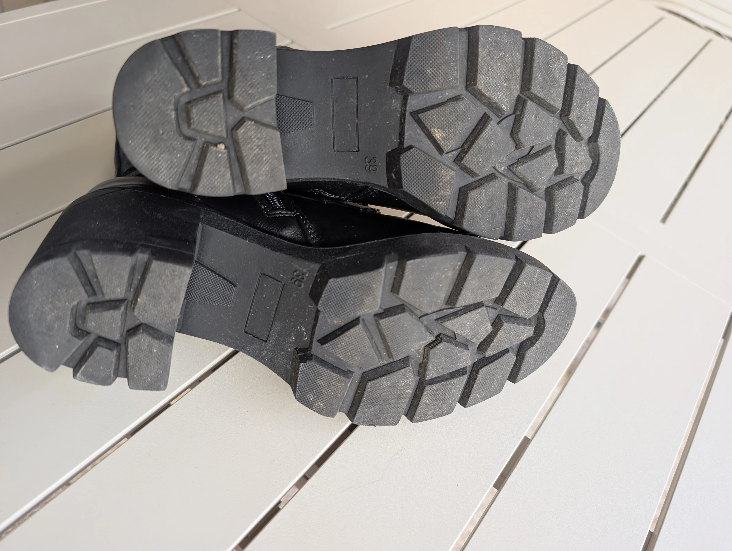 Botines negras con cordones – Talla 39 – photo 6